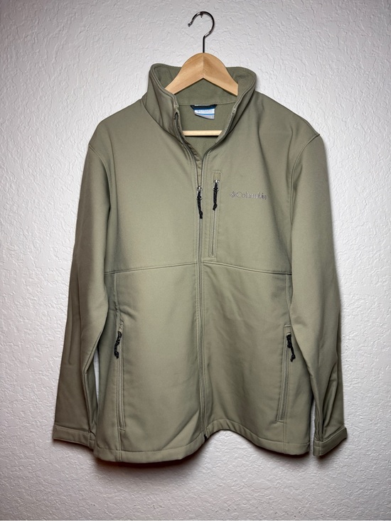 Columbia Other - Columbia Men's Light Olive Full-Zip Performance Jacket